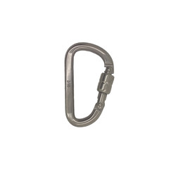 Stainless Steel Karabiner Hook with Spring Return Locking Collar
